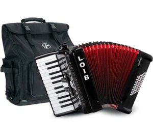 Loib II/48BK Starter Akkordeon schwarz Inkl. Tasche. - Bild 1 von 10