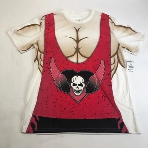 WWE Bret The Hitman Hart Halloween Kostüm Tee Grafik T-Shirt Größe Medium Neu mit Etikett - Bild 1 von 13