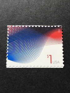 Scott #4953 - 2015 Patriotic Waves  $1 - 2015 Mint NH Single   - Picture 1 of 1