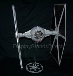 acrylic display stand for Hasbro Large wing Tie Fighter Star Wars positionable - Picture 1 of 5