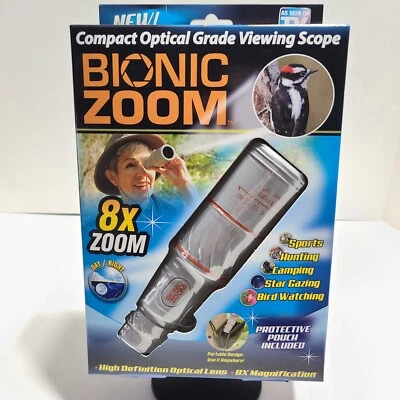 Bionic Zoom 8x Compact Optical Grade Viewing Scope with Protective Pouch. - Image 1 of 4