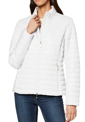 Geox Women's coat W Ascythia Jacket quilted Size 6 BNWT White - Image 1 of 4