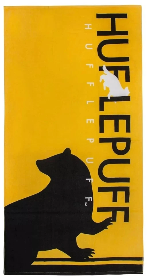 Harry Potter Huflepuff Beach/bath Towel New - Image 1 of 1