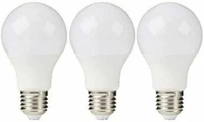Pack of 3 Diall LED Large Edison Screw (E27) Cool White Light Bulbs 10.5W = 75W - Image 1 of 4