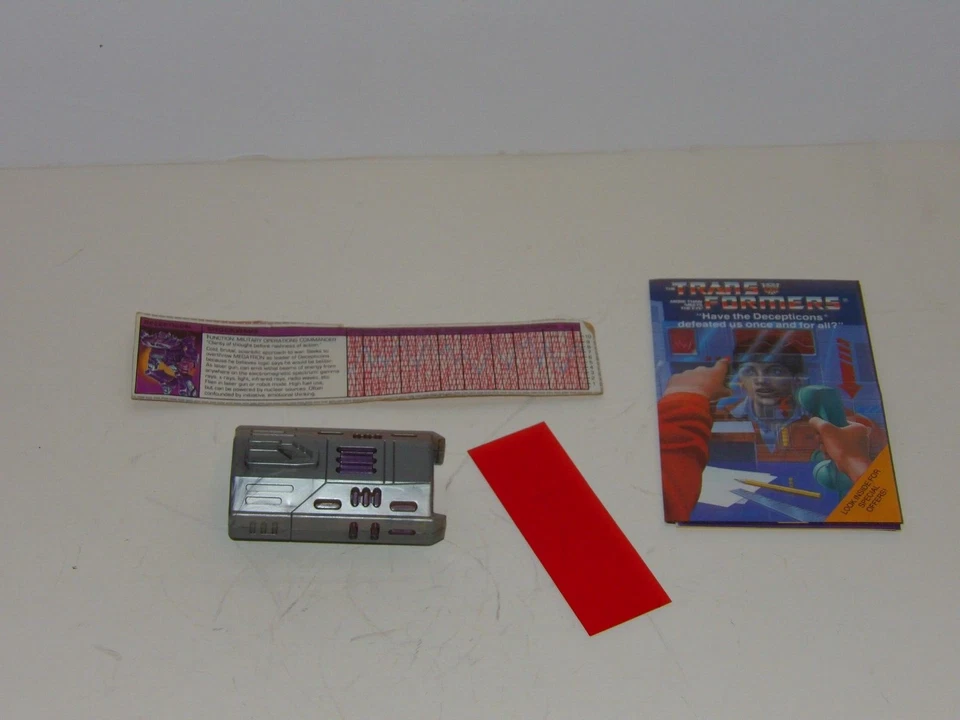 TRANSFORMERS G1 SHOCKWAVE BARREL AND TECH SPEC LOT ORIGINAL - Image 1 of 1
