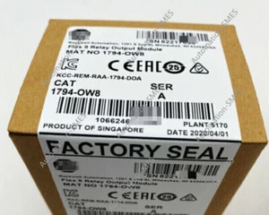 New Factory Sealed A_B 1794-OW8 SER A Flex 8 Point Relay Output Module 1794OW8 - Picture 1 of 3