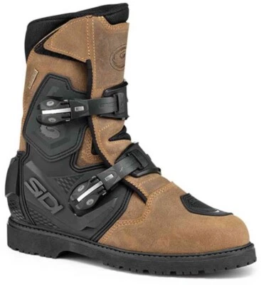 Botas de Motocicleta Sidi Adventure Mid Gore-tex - Negro Tabaco, Envío Rápido Foto 1 de 4