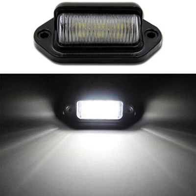2X Waterproof 6LED PVC Plastic Car Truck SUV Number License Plate Light Lamp  - Image 1 of 4