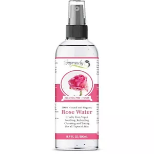 Rose Water Toner 100% Pure Natural Rose Water Spray Skin Face Moisturizer 500ML - Picture 1 of 7