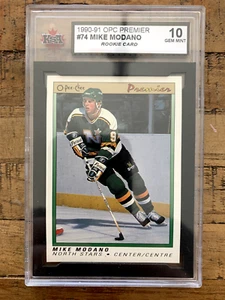 1990-91 OPC Premier Mike Modano (Rookie Card) #74 KSA 10💎 - Picture 1 of 2