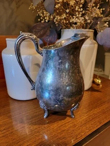 Vintage Gorham Newport Silverplate Water Pitcher with Ice Lip P530 - Picture 1 of 1