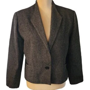 Süßer Anzug Zierlich Wollmischung Hahnentritt Blazer Sakko Größe 12 - Bild 1 von 6