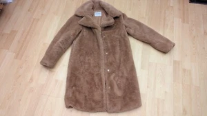 Camel Faux Teddy Type Soft Coat Size XS by George - Picture 1 of 12