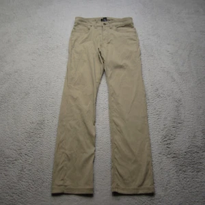 Prana Pants Mens 30x32 Brown Brion Pant Slim Straight Climbing Hiking Cargo - Picture 1 of 19