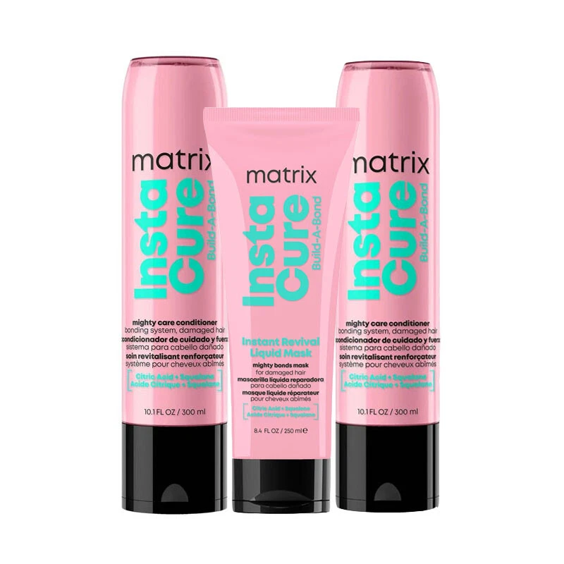 MATRIX TOTAL RESULTS Kit Insta Cure Build A Bond Shampoo 300ml + Mask 250ml + C - Immagine 1 di 1
