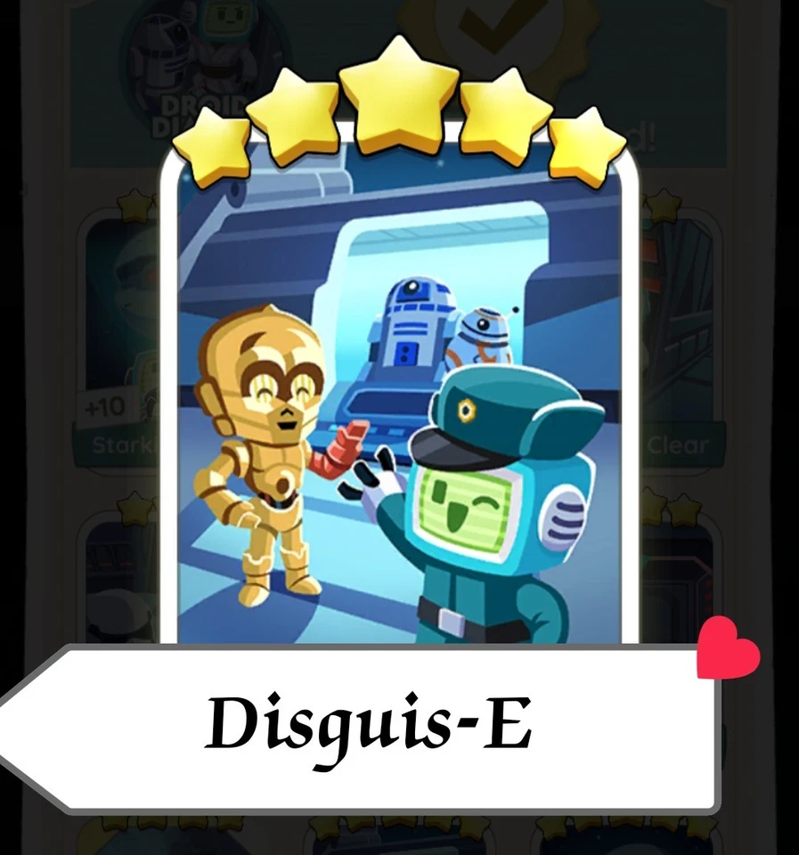 Disguis-E :- Set 16 ; Star Wars Album; Mono_poly; Fast Sending 🌟🌟🌟🌟🌟 - Image 1 of 1