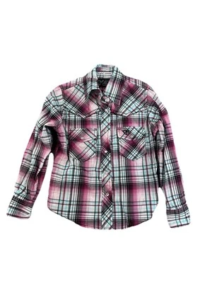 Cowboy hardware Youth Girl's Rose and Mint Shedua Long Sleeve Size SM/5 - Image 1 of 4