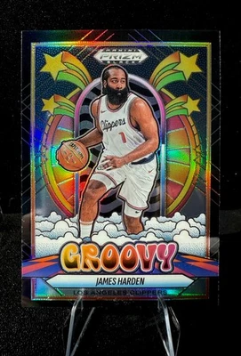2024-25 Panini Prizm Black James Harden GROOVY  CASE HIT #19 Clippers SSP - Image 1 of 2