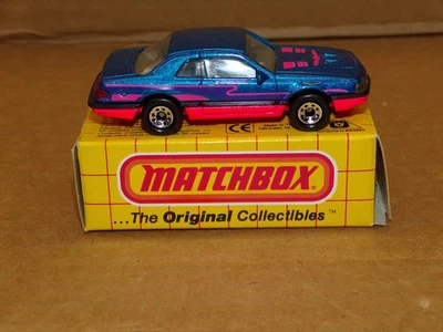 VINTAGE MATCHBOX SUPERFAST MB59 FORD T-BIRD TURBO COUPE ~ DATED 1987 ~ NOS - Image 1 of 4