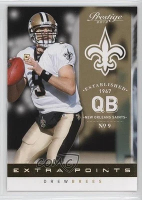 2012 Playoff Prestige Extra Points Gold Drew Brees #114 - Image 1 of 2
