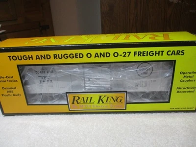 MTH 30-7427 Atlantic Coast Line Boxcar ACL 24183 Rail King 3 rail 1998 silv/purp - Image 1 of 4