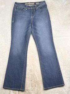 Vintage America Jeans Größe 10 Blau Bootcut Mid Rise Stretch Denim Damen - Bild 1 von 10