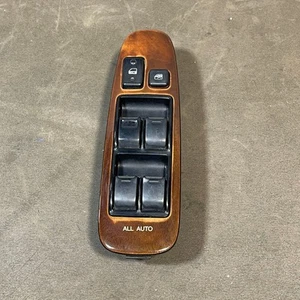 95-97 LEXUS UCF20L LS400 FRONT LEFT DOOR MASTER POWER WINDOW SWITCH W TRIM OEM - Picture 1 of 8