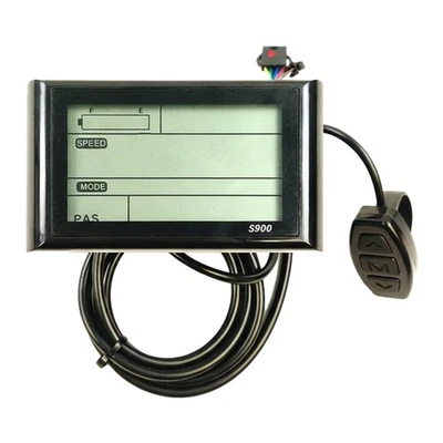 Electric Bike LCD Battery Indicator Panel Speedometer Display Odometer Mileage - Image 1 of 4