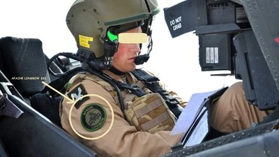 ELITE JSOC NATO ISAF BRITISH vêlkrö💀INSIGNIA: Apache Longbow Attack Helicopter  - Image 1 of 4