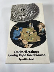 Vintage Parker Brothers WaterWorks Card Game Leaky Pipe Board Game 1972 *9 Pipes - Picture 1 of 7