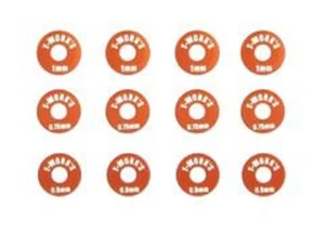 Juego de cuñas de rueda de aluminio Tworks TA-030O 0,5 / 0,75 / 1 mm - naranja - Imagen 1 de 1
