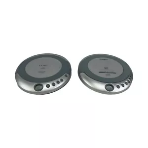 Lot of 2 - Coby Compact Disc Player Model CX-CD329/CX-CD332 No Headphones - Picture 1 of 16