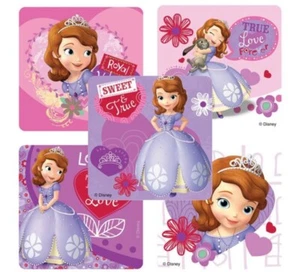 25 Disney Princess Sofia Valentine's Day Stickers Teacher Supply - Picture 1 of 1