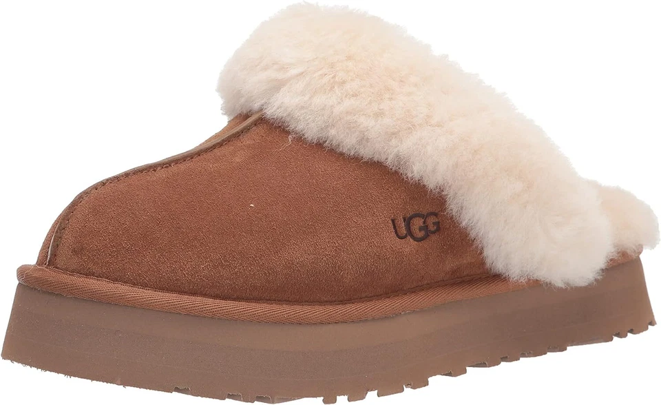 UGG Disquette Slippers for Women's, Size 9 - Chestnut