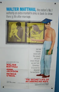 DAS GEHEIME LEBEN EINER AMERIKANISCHEN FRAU (1968) WALTER MATTHAU ORIGIN ONE SHEET POSTER - Bild 1 von 11