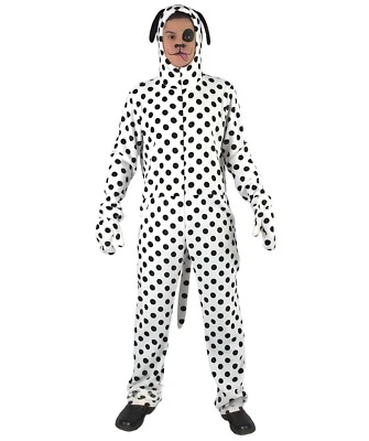 Adult Men's Dalmatian Costume | Black and White Halloween Costume HC-154 - Image 1 of 4