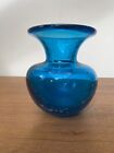 Vintage handmade small Mdina glass vase.