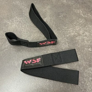 ¡Correas de elevación WSF, envolturas de muñeca, levantamiento de pesas (sin acolchar)! - Imagen 1 de 4