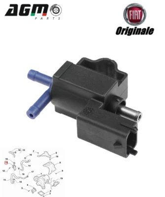 Electric Valve Turbocharger Original Fiat 500L 500X Type Renegade 53111385 - Image 1 of 4