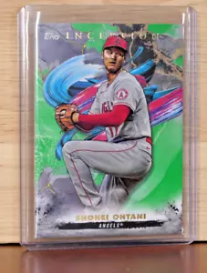 2023 Topps Inception Shohei Ohtani Los Angeles Angels/Dodgers Green Parallel-MLB - Picture 1 of 2