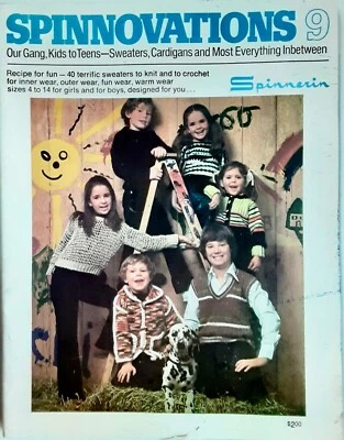 VINTAGE  Spinovations 9  Our Gang, Kids to Teens  Spinnerin - Image 1 of 2