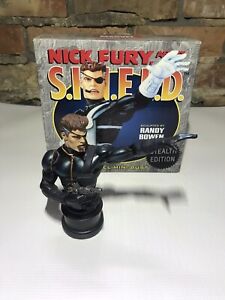 Nick Fury Agent Of SHIELD Mini-Bust 2693/4000 Bowen Designs 5 1/2" Statue 2002