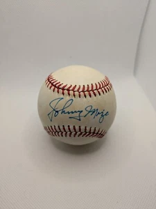Johnny Mize Signed Rawlings Official American League Baseball Brown Auto JSA - Picture 1 of 7