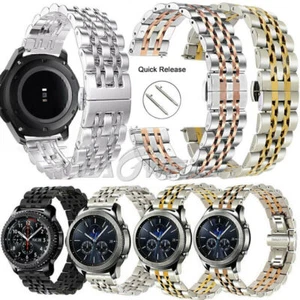 Stainless Steel Link Strap Metal Watch Band 20mm For Samsung gear S2 classic HOT - Picture 1 of 26