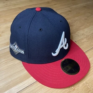 New Era 59FIFTY Low Profile Atlanta Braves Postseason 23 World Series 7 7/8 Hat - Picture 1 of 13
