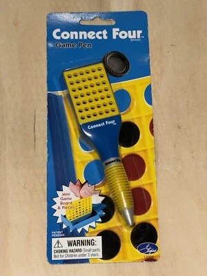 Bolígrafo Hasbro Connect Four Game de colección artículo #12009 2002 NUEVO NOS Foto 1 de 3