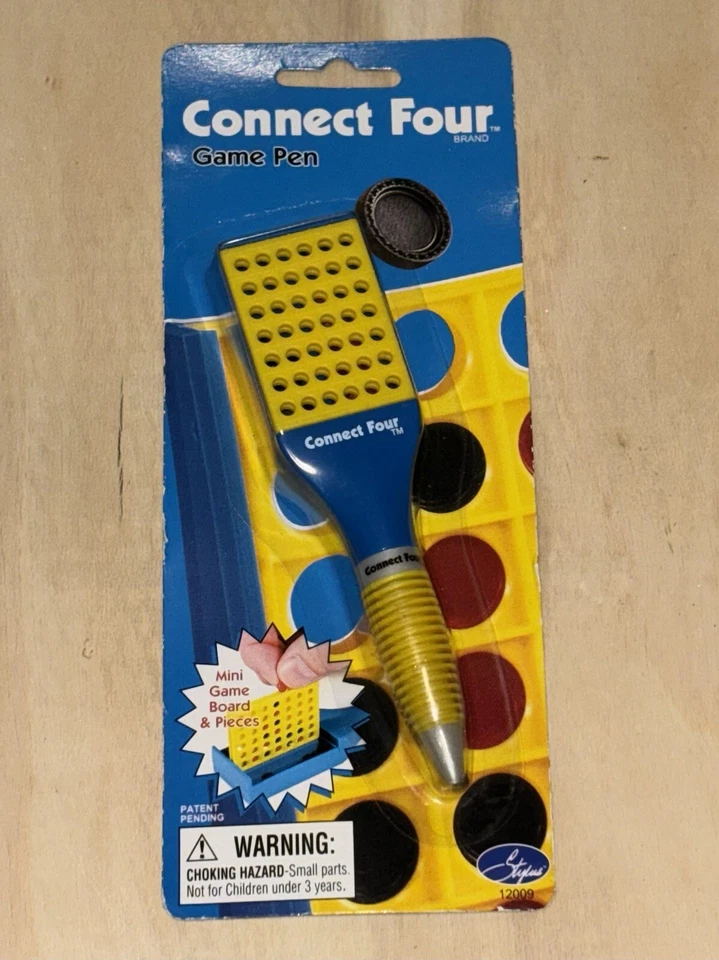 Connect Four Game Pen 2002 Hasbro Stylus #12009 Ballpoint