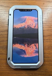 LOVE MEI Waterproof Metal Hybrid Case Screen Cover For iPhone XS MAX - Picture 1 of 10