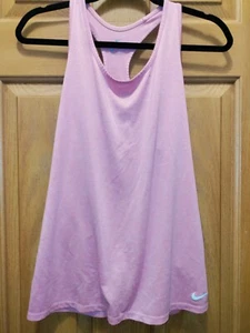 Nike Dry Fit Pink Tank Top Women's Large Tiny Spot See Photos - Picture 1 of 6