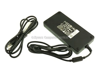FWCRC GA240PE1-00 GENUINE DELL AC ADAPTER 240V ALIENWARE 15 R3 P69F (B) (FB16) - Image 1 of 2